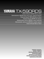 Yamaha TX-590-RDS - Owners Manual 